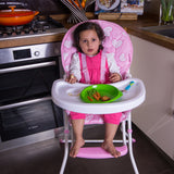 RedKite Baby Baby Feed Me Compact High Chair-Pretty Kitty
