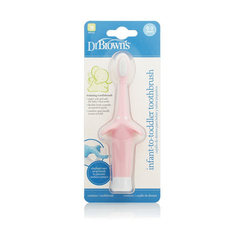 Dr. Brown's  Infant-to-Toddler Toothbrush, Pink