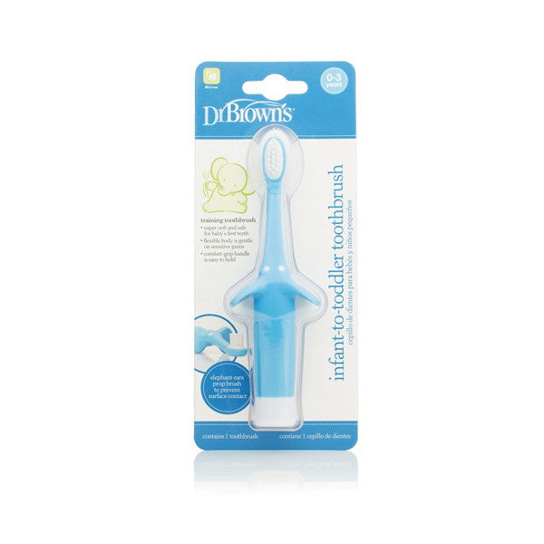 Dr. Brown's  Infant-to-Toddler Toothbrush, Blue