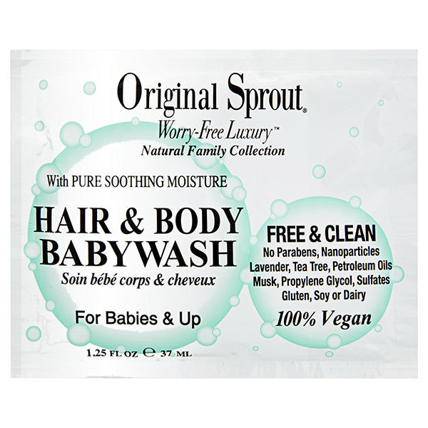 ORIGINAL SPROUT Sachets Hair & Body Baby Wash