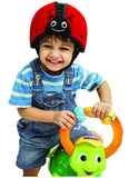 SafeheadBABY Soft Protective Headgear Ladybird RED