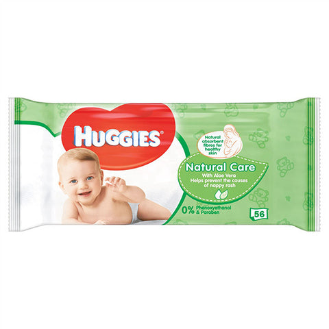 Huggies Baby Wipes Aloe 56 Sheets