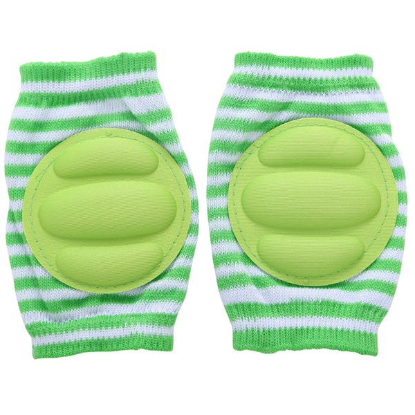 B-Safe Knee Pads Green Protective Pads (Stripes)