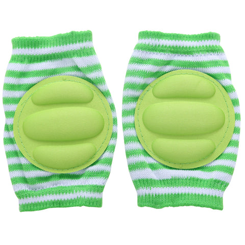 B-Safe Knee Pads Green Protective Pads (Stripes)