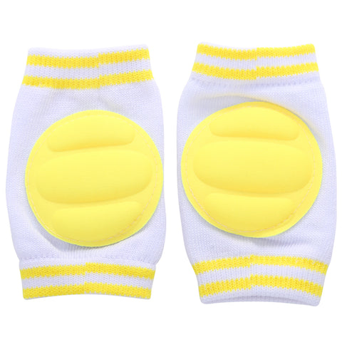 B-Safe Knee Pads Yellow Protective Pads (White)