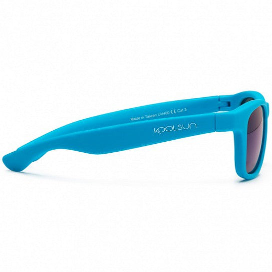Koolsun Wave kids sunglasses Neon Blue 1-3 years نظارات كولسون ويف الشمسية للأطفال باللون الأزرق النيون 1-3 سنوات
