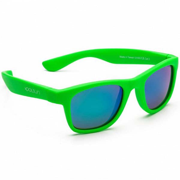 Koolsun Wave kids sunglasses Neon Green 3+