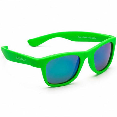 Koolsun Wave kids sunglasses Neon Green 1+