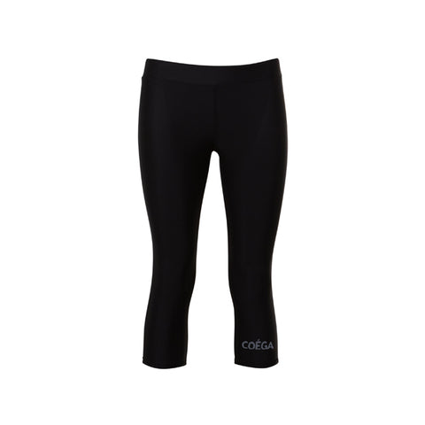 Girl Yth Leggings 3/4 Sz 12 Black (Stnd)