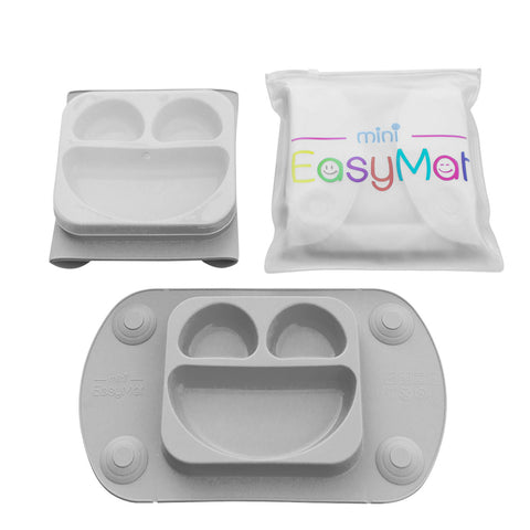 EasyMat Mini Suction Plate Grey | سهل حصيرة ميني شفط لوحة رمادي