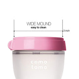 Comotomo "Natural Feel" Baby Bottle (Double Pack) Pink 150ml (5oz)