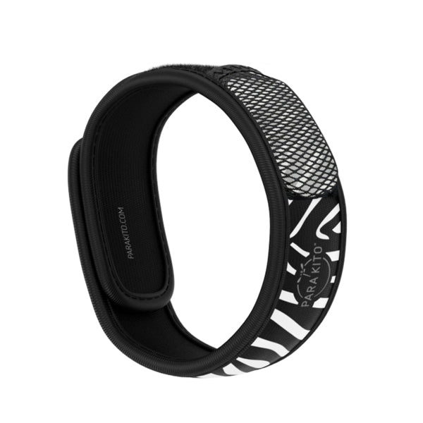 PARA’KITO™ Wristband Black Zebra | بارا "كيتو ™ معصمه أسود زيبرا