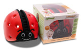 SafeheadBABY Soft Protective Headgear Ladybird RED