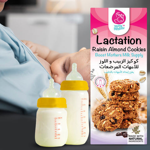 Raisin Almond Lactation Cookies