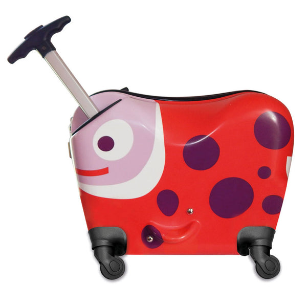 Oops Ride-On Trolley S (NEW MATERIAL) - Ladybug / عربة ركوب عفواً (مادة جديدة) - الخنفساء