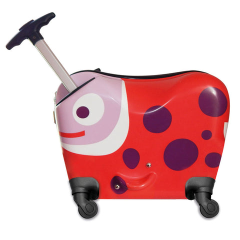 Oops Ride-On Trolley S (NEW MATERIAL) - Ladybug / عربة ركوب عفواً (مادة جديدة) - الخنفساء