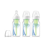 Dr. Brown's  4 oz / 120 ml PP Narrow-Neck "Options" Baby Bottle, 3-Pack