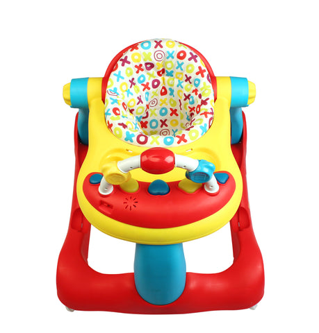 Creative Baby Bounce Steps 3 in 1 Walker-Red