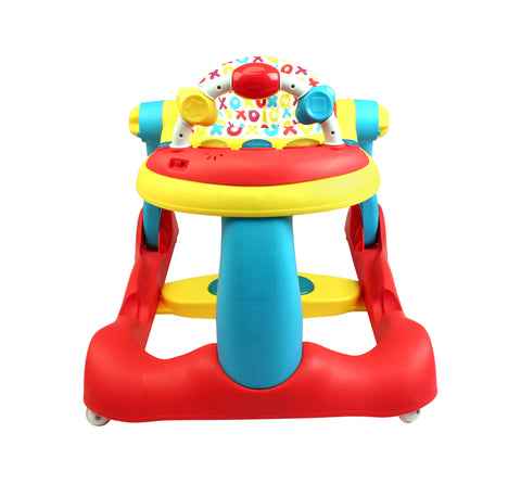 Creative Baby Bounce Steps 3 in 1 Walker-Red