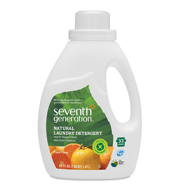 SEV GEN Liquid Laundry 2X Ultra Concentrate - Fresh Citrus Breeze