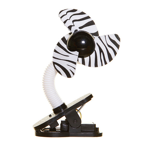 Dreambaby CLIP ON FAN ZEBRA BLADES BLACK PLASTICS | حلم الطفل كليب على مروحة حمار وحشي شفرات البلاستيك الأسود