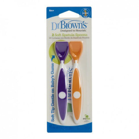 Dr. Brown's  2 Soft Spatula Spoons