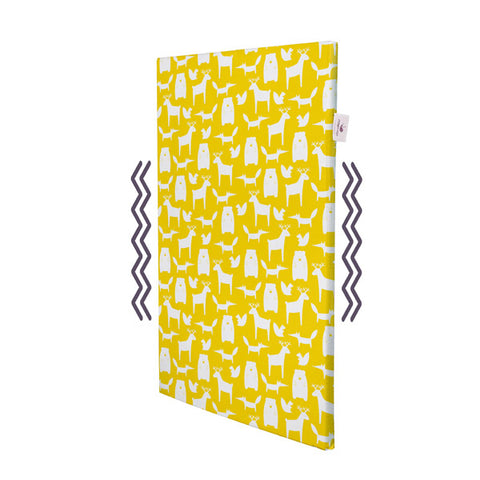 NapNap Mat 100% Egyptian Organic Cotton Cover  Ello Yellow