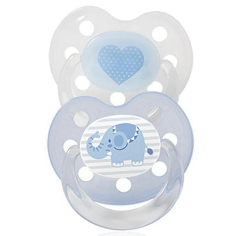 Baby Nova Silicon orthodontic pacifier- Deco -2 pcs- Size 1 | الطفل نوفا سيليكون تقويم الأسنان مصاصة - ديكو -2 قطع- حجم 1