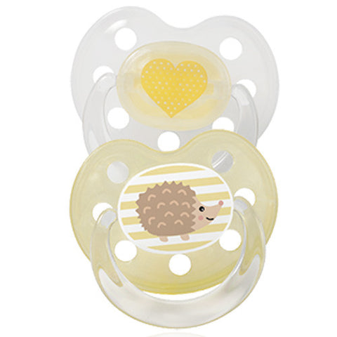 Baby Nova Silicon orthodontic pacifier- Deco -2 pcs- Size 1 | الطفل نوفا سيليكون تقويم الأسنان مصاصة - ديكو -2 قطع- حجم 1