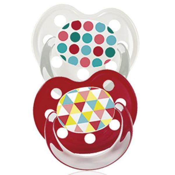 Baby Nova Silicon orthodontic pacifier- Deco -2 pcs- Size 3 
