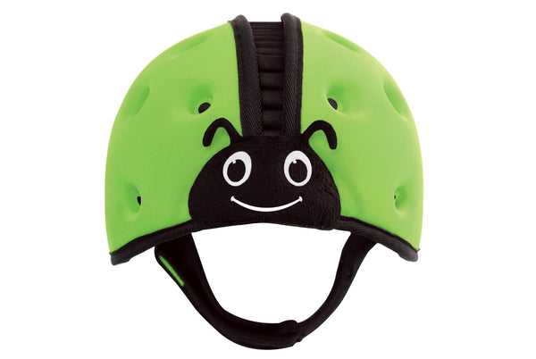 SafeheadBABY Soft Protective Headgear Ladybird Green