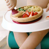 Avanchy Bamboo Suction Classic Plate + Spoon