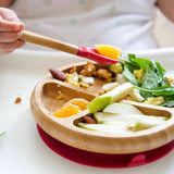 Avanchy Bamboo Suction Classic Plate + Spoon