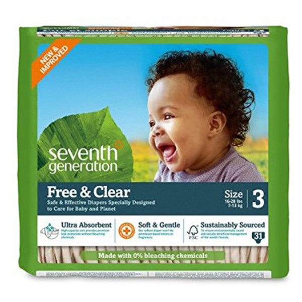 SEV GEN Baby Diapers - Stage 3 (7.2 - 12.7 Kgs)