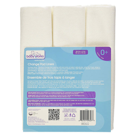 Babyworks Baby Work Bamboo Change Pad Liners