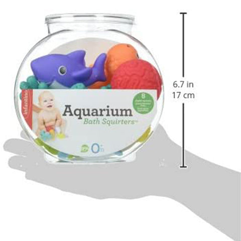 Infantino Aquarium Bath Squirter Toys | إنفانتينو أكواريوم باث سكويرتر تويز