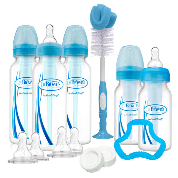 Dr. Brown's  PP-Narrow-Neck Bottle BLUE Gift Set